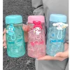 Cartoon plastic summer anime kids gifts portable 350ml water cup