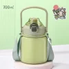 Wholesale 700ml Large Capacity Cup Children Stainless Steel Vacuum Tumbler with Lids and Straws Outdoors Water Bottle