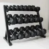 Hot Sale Factory Supplied Professional Dumbbell Weights Rubber Hex Dumbbells