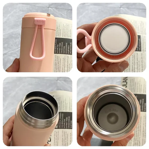 450ml custom leakproof stainless steel thermos cup double wall vacuum insulated water bottles