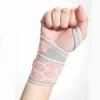 Fitness workout print wrist wraps adjustable Wrist Wraps Support Brace Thumb wrist guard