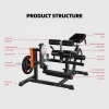 Home commercial gym leg press 45 degree hack squat vertical leg press curl extension machine strength training machine