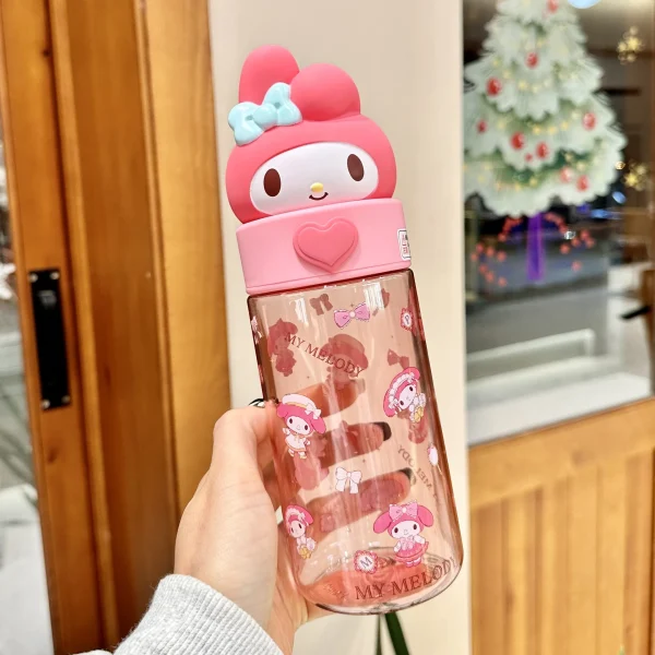 Cartoon 500ml New Design Plastic Water Bottle Cute Drink Water Bottle Wholesale Water Cups
