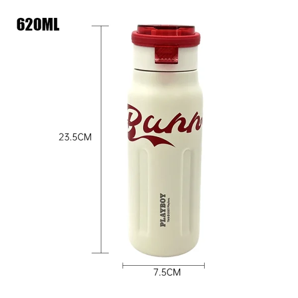 Vacuum Flask Thermos Portable Gymnastic Sports Bottle Water 316 Stainless Steel Straight Cup