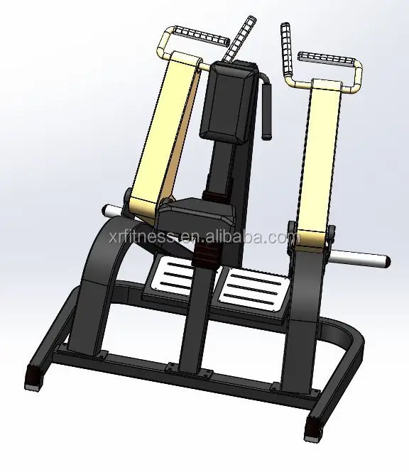 Gym Fitness Equipment Plate loaded machine Seated Rowing Machine