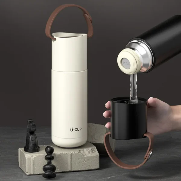 H22d121f6d7654946b3faab0c7075f477s.webp Custom Logo 12oz Wide Mouth Thermos Bottle Vacuum Flasks & Thermoses Outdoor Travel Cup