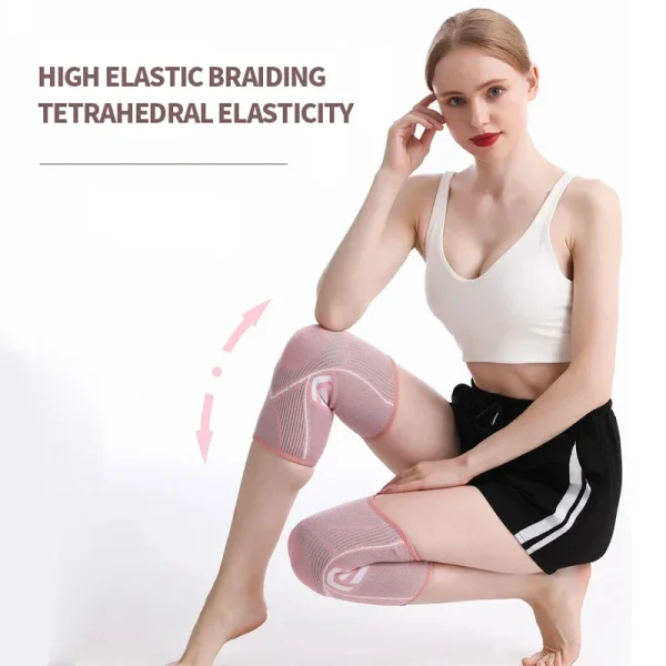 Factory Price Nylon High Elastic Latex Silk Sports Knee Pads Knee Braces