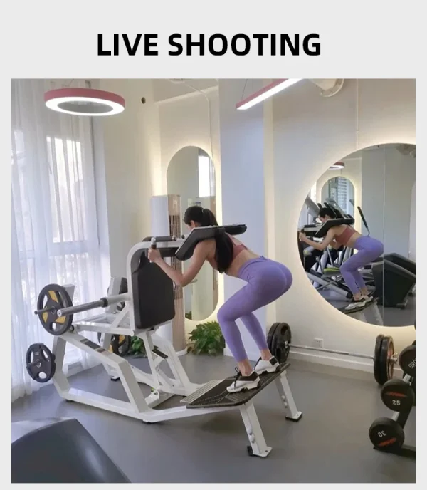 Commercial gym equipment strength training super vertical hack squat machine