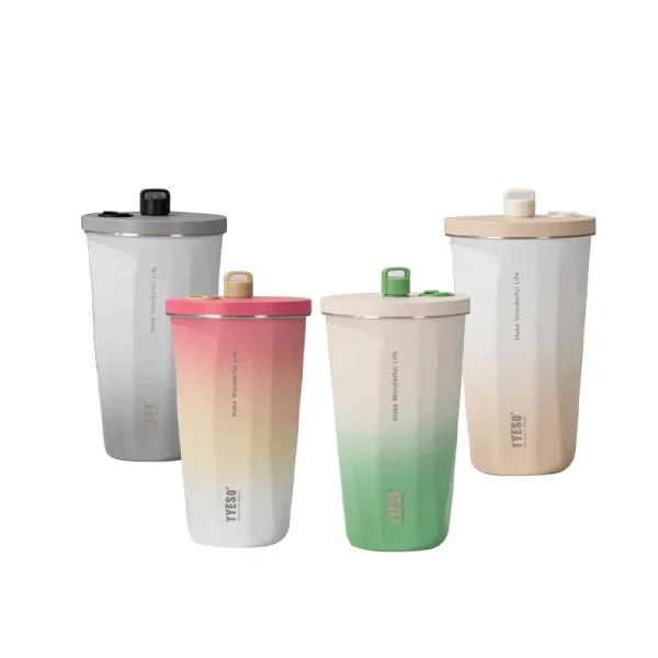 Wholesale 600Ml Double Walled Stainless Steel Tumbler Coffee Mug For Car