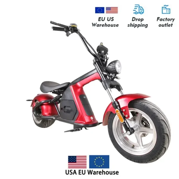 Europe Warehouse New Model M8 2000w powerful Citycoco Adult Electric Motorcycle citycoco electric scooter 20AH