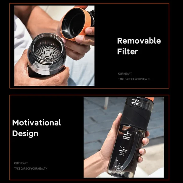 1L 32Oz Kids Sports Drinking GYM Water Bottle Plastic Wholesale With Straw and Handle For Kids