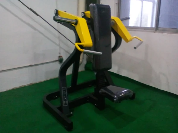Fitness plate loaded gym fitness equipment seated bench shoulder press machine