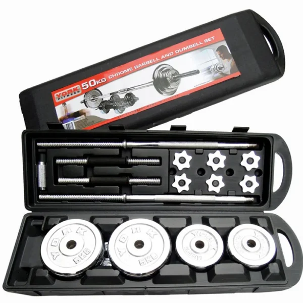 50kg Weights Gym Equipment Fitness Dumbbells Set Adjustable Weight Dumbbells For Gym