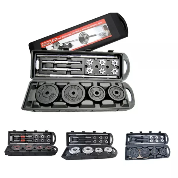 50kg Weights Gym Equipment Fitness Dumbbells Set Adjustable Weight Dumbbells For Gym