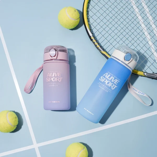 Leak Proof Sport Plastic Water Bottles With Custom Logo