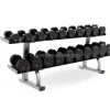 Professional factory direct sale commercial Gym equipment body building Linear vertical dumbbell rack
