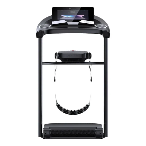 Household electric treadmill multi functional fitness equipment foldable intelligent treadmill machine