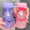 Cartoon plastic summer anime kids gifts portable 350ml water cup