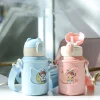 Stainless steel kids water bottle insulated water bottles with straw kids thermal insulation water bottle for school