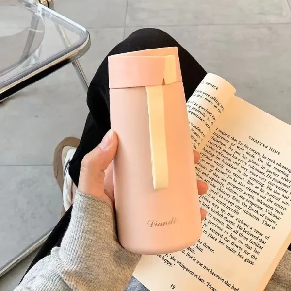 H5d710a88ae5145d2ba691a369b9b064bc.webp Custom 350ml mini portable thermos cup stainless steel double wall vacuum insulated thermal water bottle