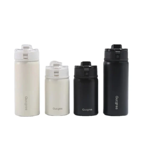 Stainless Steel Thermos Cup Student Gift Children's Pot Outdoor Portable Jump Cup with Handle Travel Tumbler