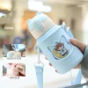 Stainless steel kids water bottle insulated water bottles with straw kids thermal insulation water bottle for school