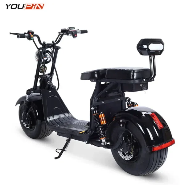 Motor electric scooter 60V 1500W 2000W removable double battery fat tire electric scooter with storage box