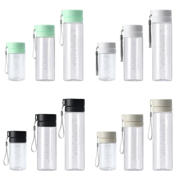 Eco friendly Feature Drinking BPA Free 600ml 800ml Custom Logo Plastic Water Bottle Sport Outdoor Gym Plastic Travel Bottle Cup