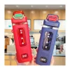 700ml water bottle custom logo eco-friendly plastic cup water bottles with straw