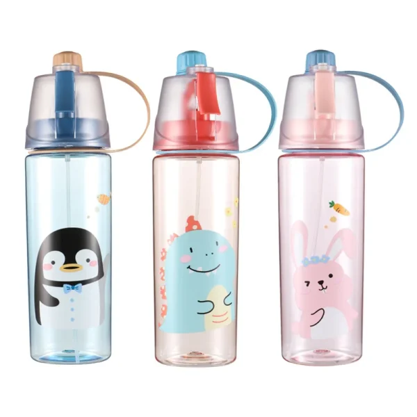 Plastic Children Kids Newborn Baby Cup Straw Water Bottles Maker Private Label With Custom Logo