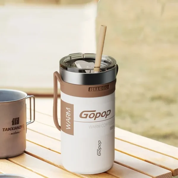 H7549882ae05f4c7a8ba82ab94cf2307bI.webp Custom 580ml stainless steel insulated thermos tumbler cup double wall vacuum portable travel coffee mug with straw