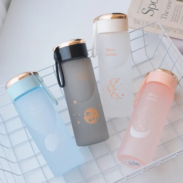 H7e5a6cc78ed64caa804d7b4f2f9bebab1.webp Space Motivational Sports Fog surface cute mini cheap plastic water bottles with handle