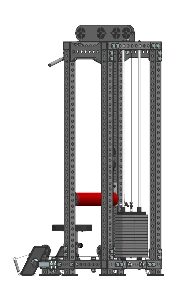 New arrival high-end Lat Pull down combo Low Row Multi gym fitness equipment