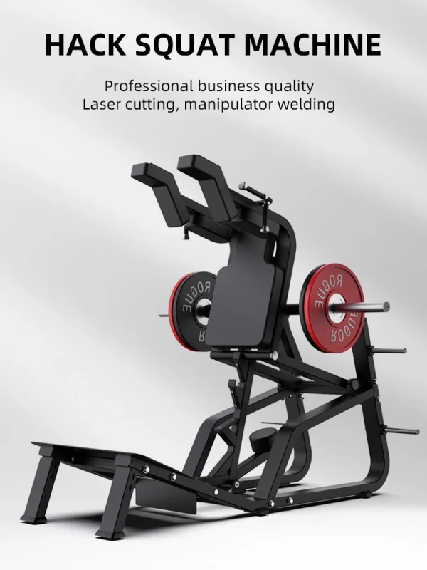 Commercial gym equipment strength training super vertical hack squat machine