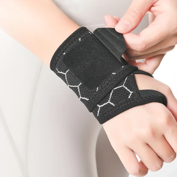 Fitness workout print wrist wraps adjustable Wrist Wraps Support Brace Thumb wrist guard