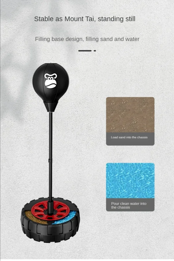 Adjustable Punching Speed Bag For Kids Boxing Set