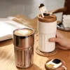 450ml 316 Stainless Steel Smart Insulation Coffee Mug Portable keeps Cold And Heat LED Temperature Display Leakproof Vacuum Mug