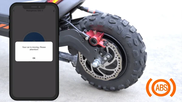 2024 New Arrival 3-In-1 Sled Tracked Tire Electric Scooter 1800W 48V Snow Motor Electric Scooter With ABS System