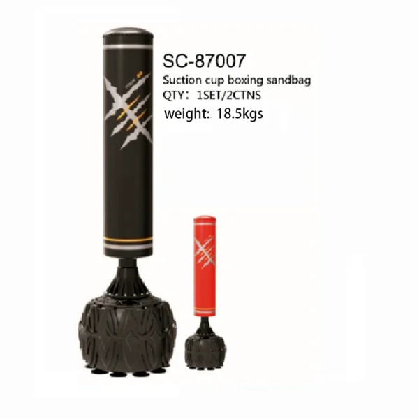 H9708024b9a44463585cf34aa266bb5b4Y.webp Work out sand bag boxing fitness sandbags sucker free standing punching bag sandbag