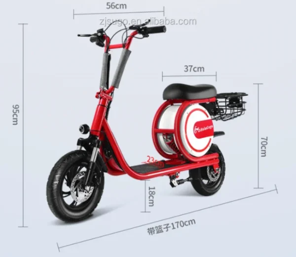 European stock Mini C2 12inch 36V 10ah 350W Foldable Front and rear Disc Brake citycoco electric scooter