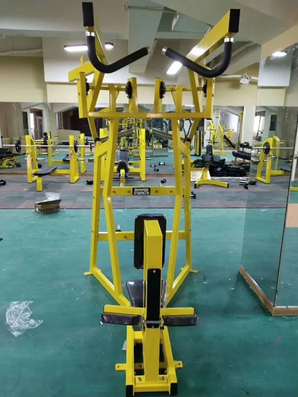 Strength Gym Equipment Plate Loaded Lateral High Row Gym Machine