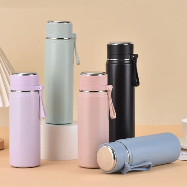 H9cebb03275e5425abaadc5537659d13cY.webp Portable Outdoor Vacuum Double Wall 304 Stainless Steel Water Bottle with custom logo and string lid