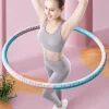 Workout Waist Fitness Adjustable Stain Steel Smart Exercise Light Weight Slimming Ring Hoop