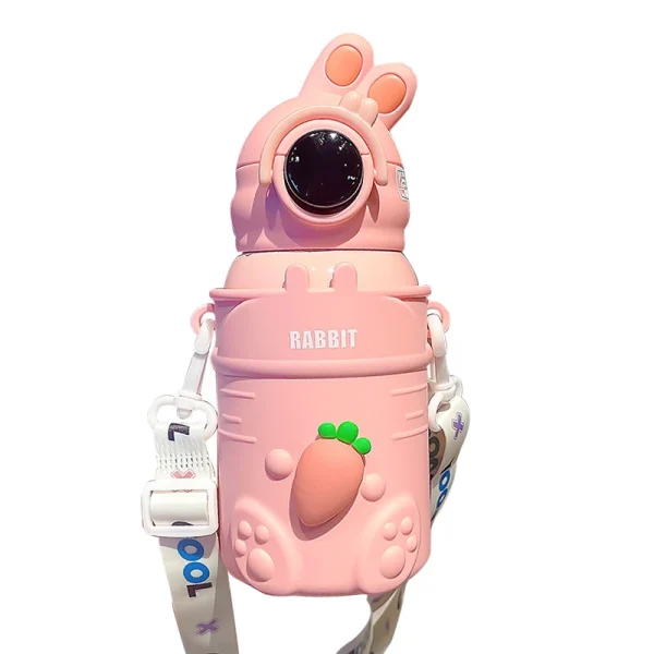 Rabbit Kids Bottle Water led display temperature Smart Water Bottle For Kids Insulated