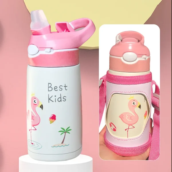 Kids cartoon water bottle sublimation water bottle stainless steel water bottles with custom logo