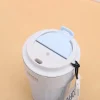 400ml Direct Drink Vacuum Insulation Tumbler Portable Cups Stainless Steel Coffee Mug