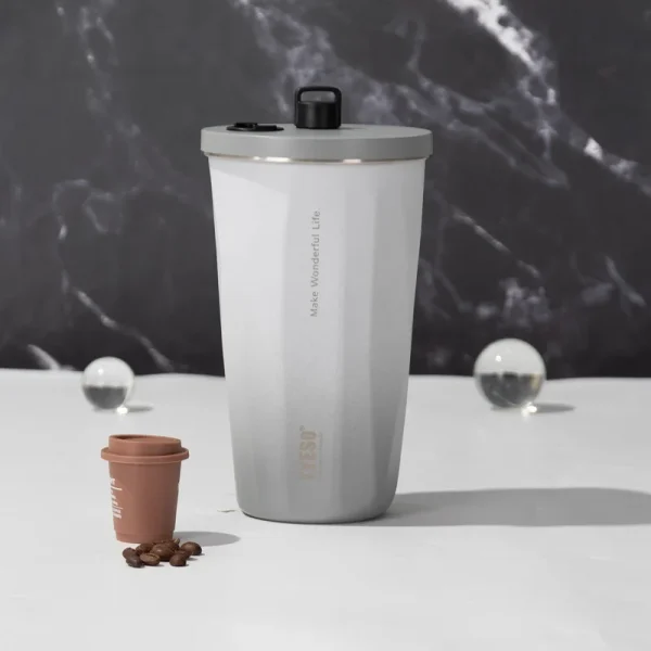 Wholesale 600Ml Double Walled Stainless Steel Tumbler Coffee Mug For Car