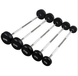 Gym Barbell Sets home Fitness Exercise Accessories Fixed Weight Plate Barbell Weight Sets Barbell Rack
