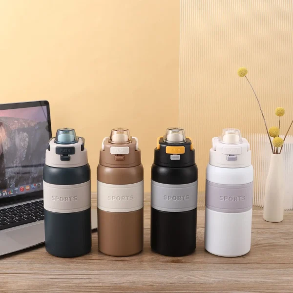 Custom logo water bottle stainless steel water bottle Double Wall Thermos Flask