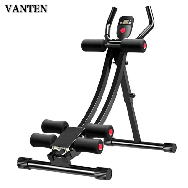 Fitness Equipment Waist Machine Exercise Muscle Trainer Device Folding Roller Abdominal Machine